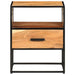 Bed Cabinet 40x30x50 Cm Solid Acacia Wood Txiaaa