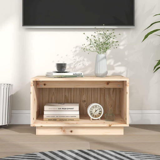 Tv Cabinet 60x35x35 Cm Solid Wood Pine Notnxa