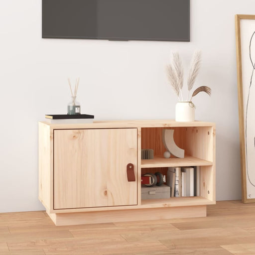 Tv Cabinet 70x34x40 Cm Solid Wood Pine Nonxtp