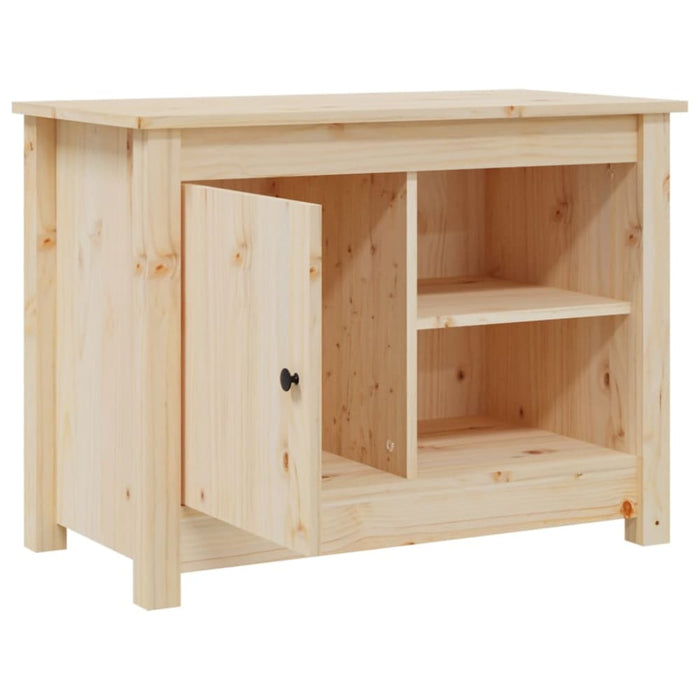 Tv Cabinet 70x36.5x52 Cm Solid Wood Pine Noapik
