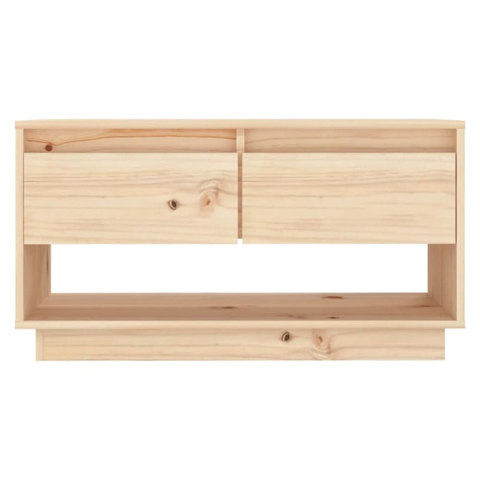 Tv Cabinet 74x34x40 Cm Solid Wood Pine Notntk