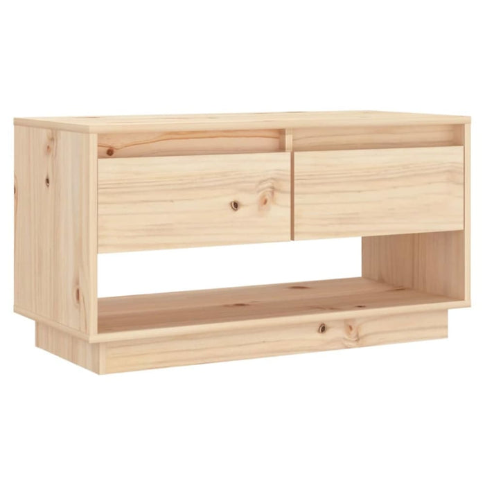 Tv Cabinet 74x34x40 Cm Solid Wood Pine Notntk