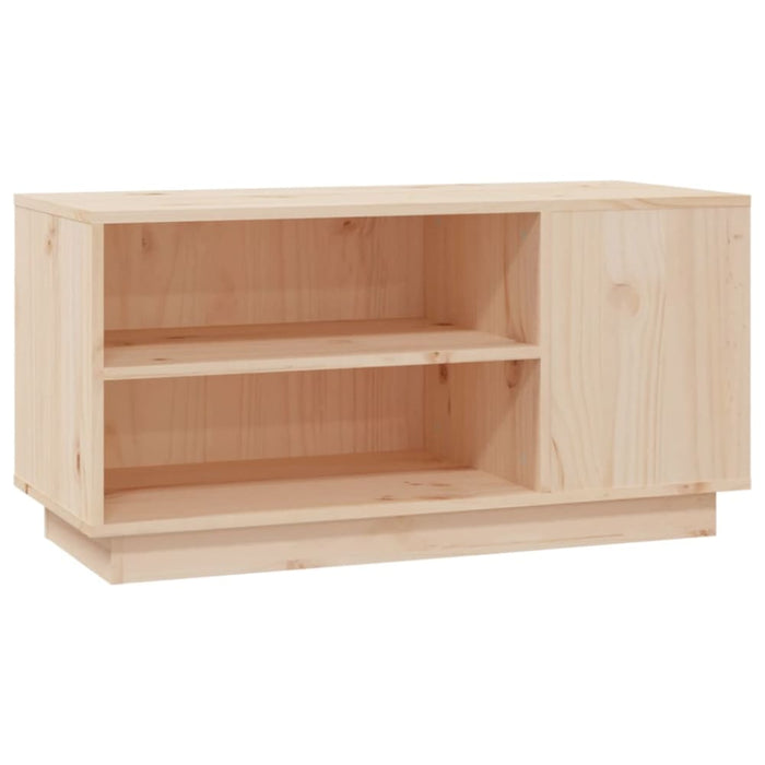 Tv Cabinet 80x35x40.5 Cm Solid Wood Pine Noaaba
