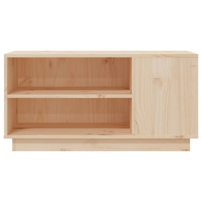 Tv Cabinet 80x35x40.5 Cm Solid Wood Pine Noaaba