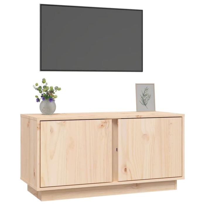 Tv Cabinet 80x35x40.5 Cm Solid Wood Pine Noaalk