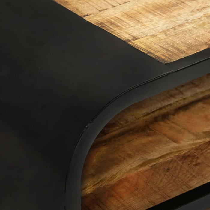 Tv Cabinet 90x30x48 Cm Rough Mango Wood Txnaox