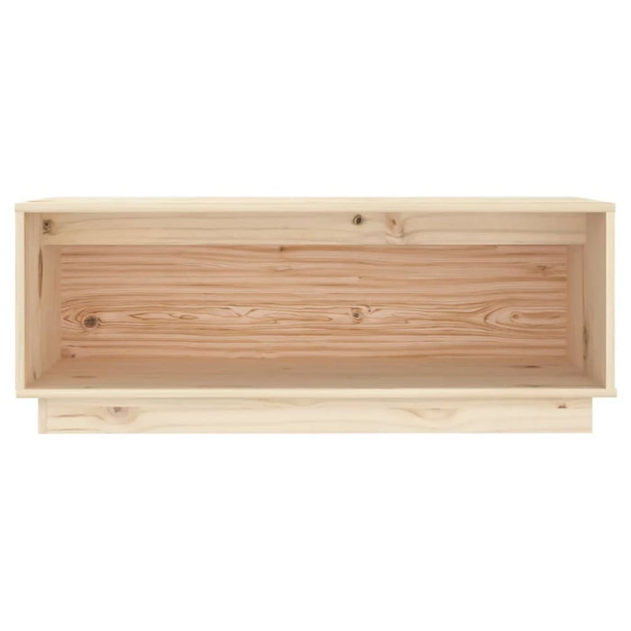 Tv Cabinet 90x35x35 Cm Solid Wood Pine Notnxk