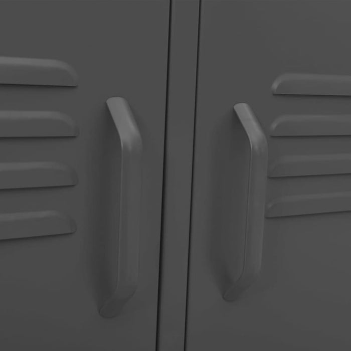 Tv Cabinet Anthracite 105x35x50 Cm Steel Ttlxto