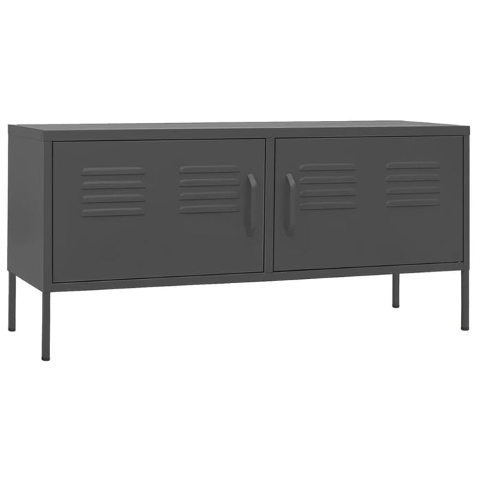 Tv Cabinet Anthracite 105x35x50 Cm Steel Ttlxto