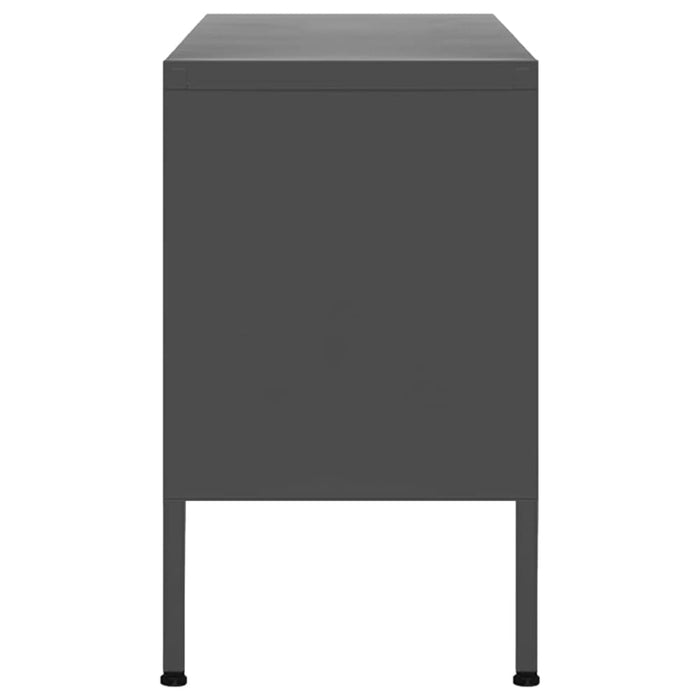 Tv Cabinet Anthracite 105x35x50 Cm Steel Ttlxto