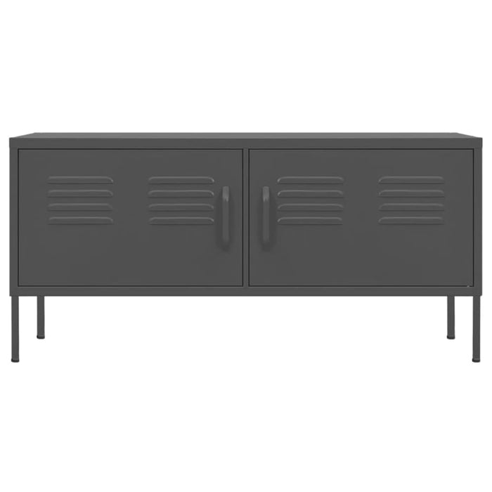 Tv Cabinet Anthracite 105x35x50 Cm Steel Ttlxto