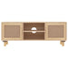 Tv Cabinet Brown 105x30x40 Cm Solid Wood Pine&natural