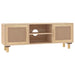 Tv Cabinet Brown 105x30x40 Cm Solid Wood Pine&natural