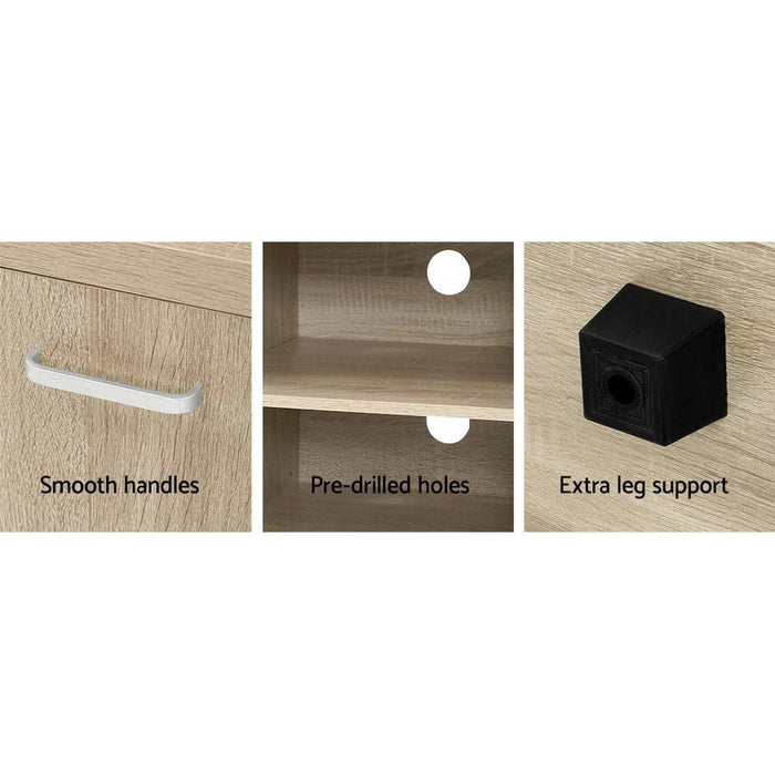 Tv Cabinet Entertainment Unit Stand Display Shelf Storage