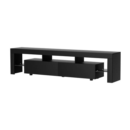 Tv Cabinet Entertainment Unit Stand Rgb Led Gloss Furniture