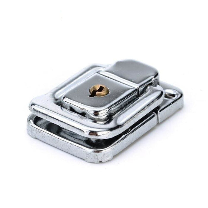 Cabinet Fastener Lock With Key Spring Latch Catch Toggle