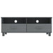 Tv Cabinet ?hamar’ Dark Grey 106x40x40 Cm Solid Wood Pine