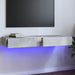 Tv Cabinet with Led Lights Concrete Grey 120x35x15.5 Cm