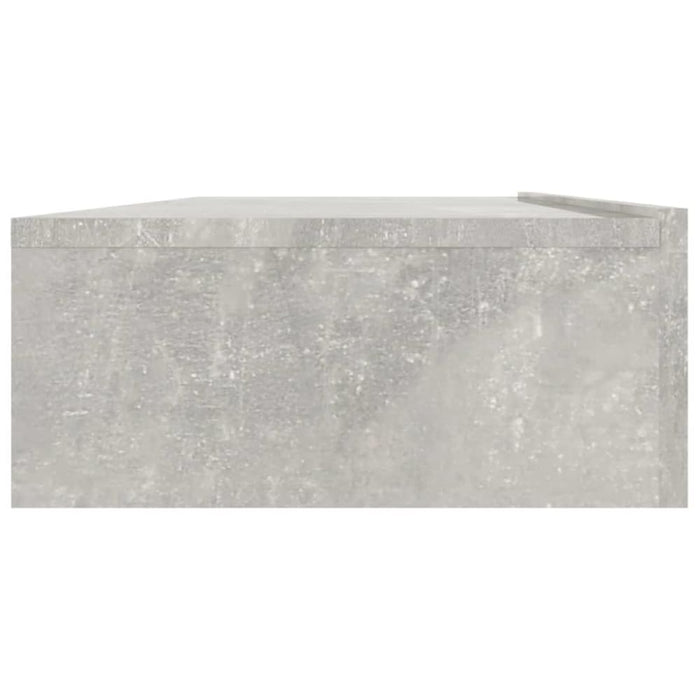 Tv Cabinet with Led Lights Concrete Grey 120x35x15.5 Cm