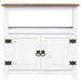 Tv Cabinet Mexican Pine Corona Range White 80x43x78 Cm