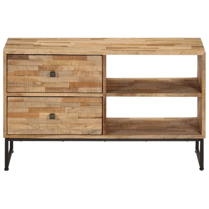 Tv Cabinet Reclaimed Teak Wood 90x30x55 Cm Xalbno