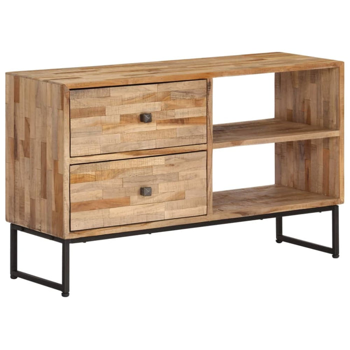 Tv Cabinet Reclaimed Teak Wood 90x30x55 Cm Xalbno