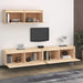 Tv Cabinets 3 Pcs Solid Wood Pine Tobbotk