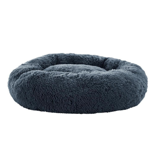 Pet Bed Dog Cat Calming Large 90cm Dark Grey Sleeping Comfy