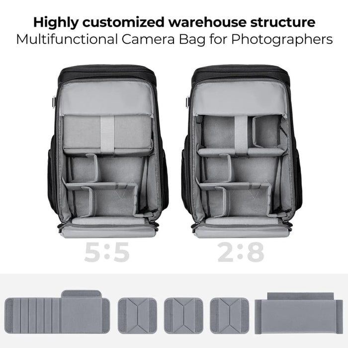 Camera Backpack 25l Professional Waterproof Photography