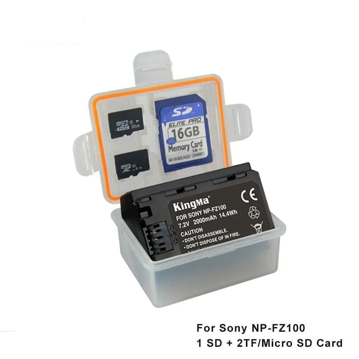 Camera Battery Case Waterproof Sd Tf Msd Card Storage Box