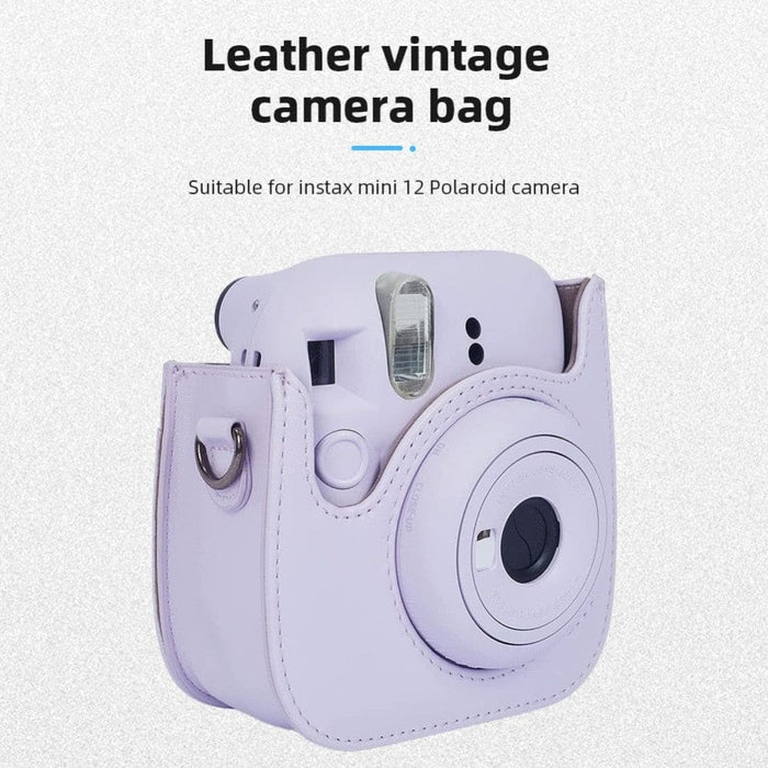 Camera Bag Case Retro Storage Pu Leather Scratchproof