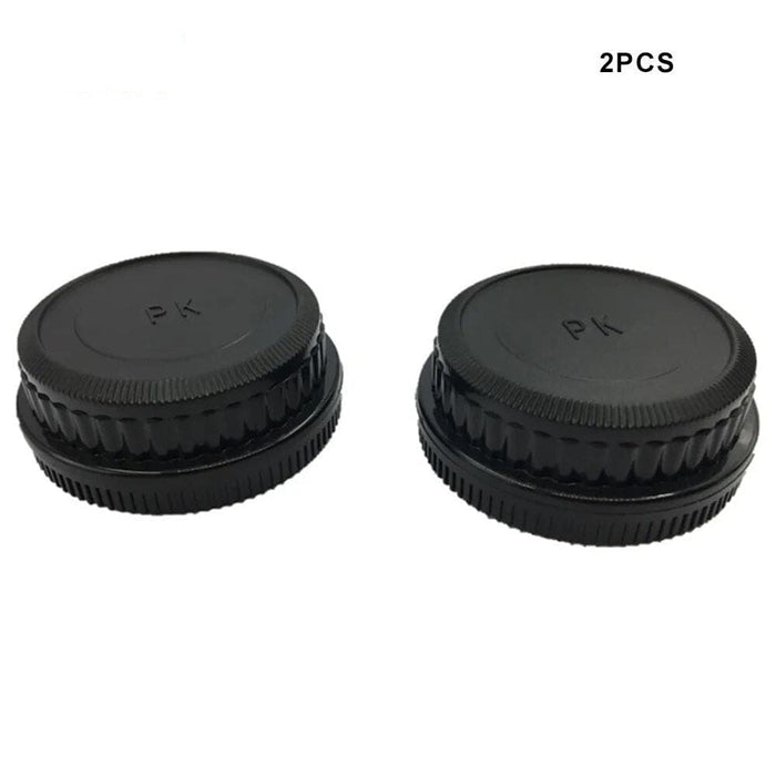 Pk Camera Front Body Cap + rear Lens Cap Cover for Pentax