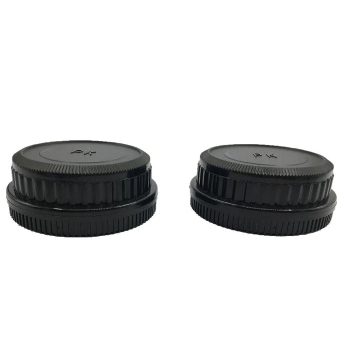 Pk Camera Front Body Cap + rear Lens Cap Cover for Pentax