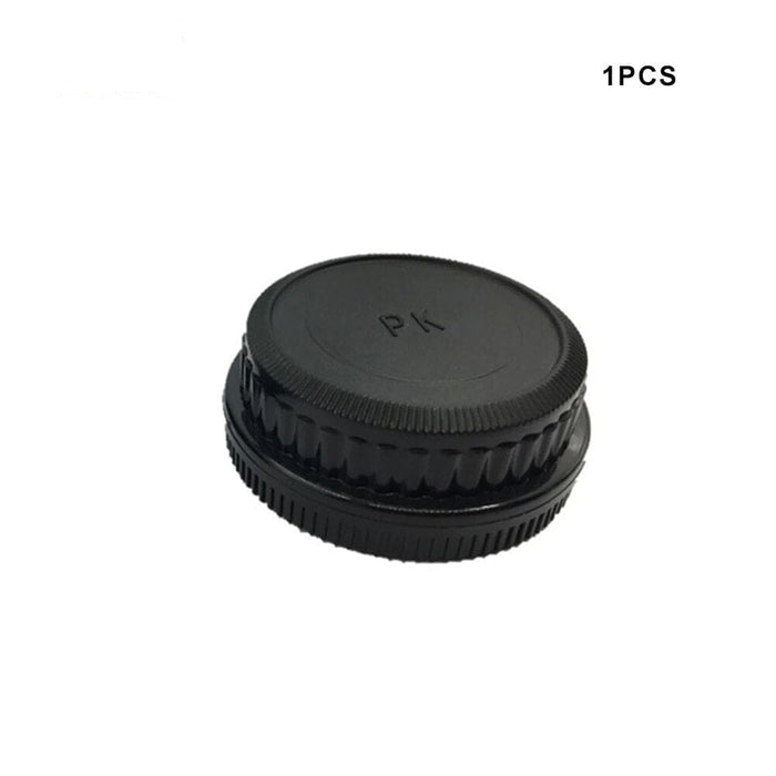 Pk Camera Front Body Cap + rear Lens Cap Cover for Pentax
