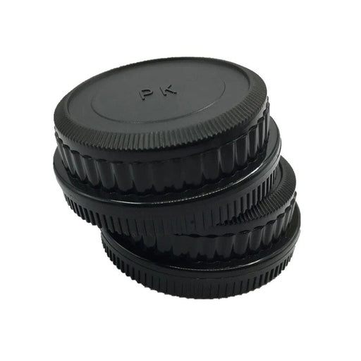 Pk Camera Front Body Cap + rear Lens Cap Cover for Pentax