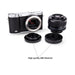 Lc-nx Camera Front Body Cap + rear Lens Cap Cover Set