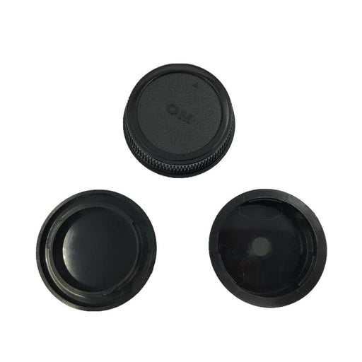 Om Camera Front Body Cap + rear Lens Cap for Olympus Mount