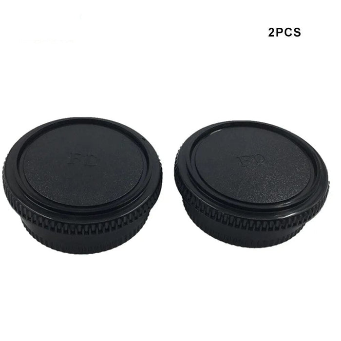 Fd Camera Front Body Cap and Rear Lens Cover for Canon Dslr