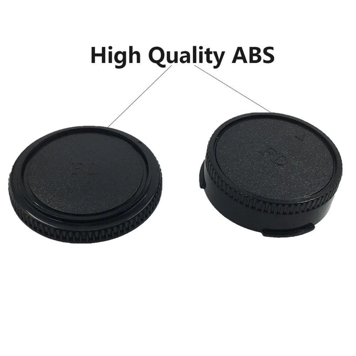 Fd Camera Front Body Cap and Rear Lens Cover for Canon Dslr