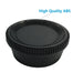 Camera Front Body Cap & Rear Lens Cover for Nikon f Ai