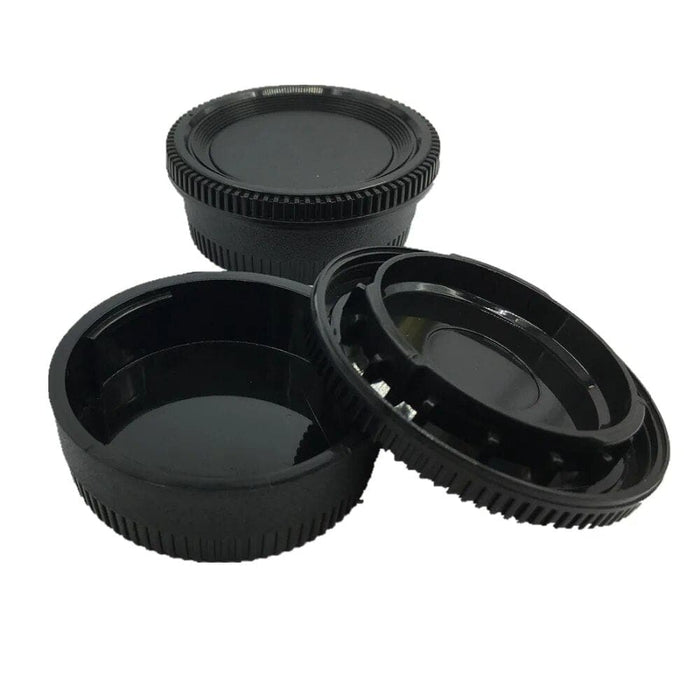 Camera Front Body Cap & Rear Lens Cover for Nikon f Ai