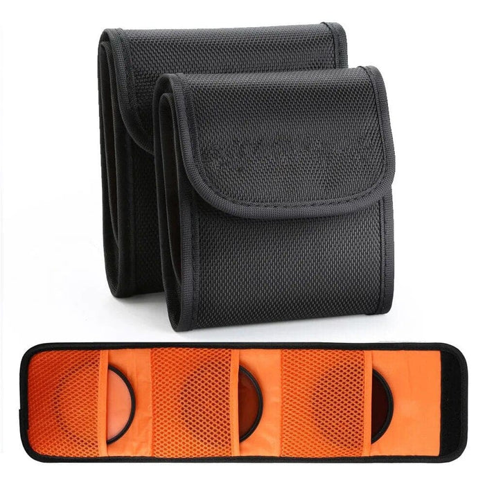 Camera Lens Filter Holder Pouch 3 4 6 Pockets Wallet Case