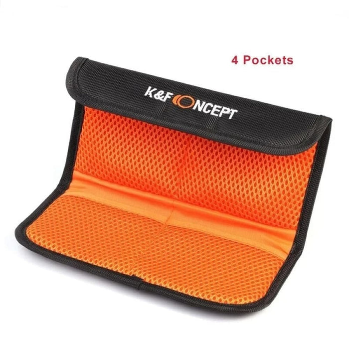 Camera Lens Filter Holder Pouch 3 4 6 Pockets Wallet Case