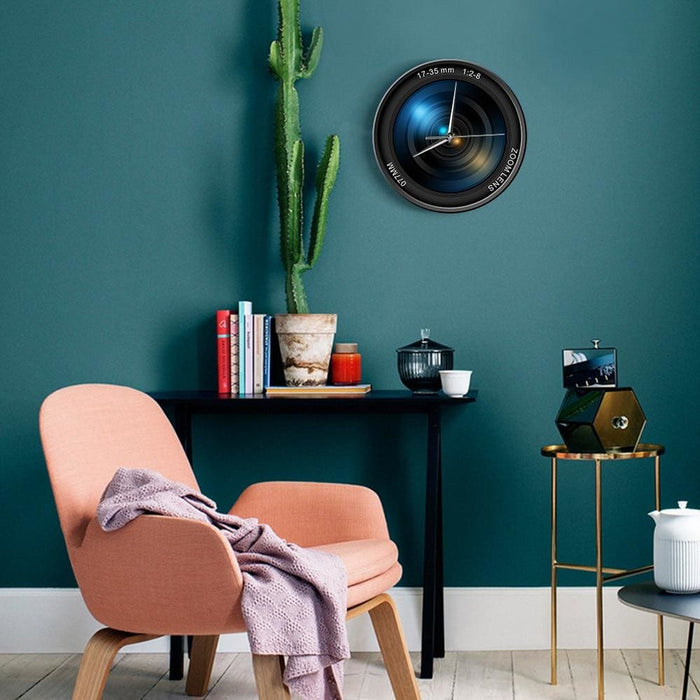 Camera Lens Wall Clock Photography Pictures Images Zoom