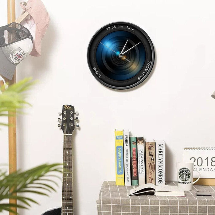 Camera Lens Wall Clock Photography Pictures Images Zoom