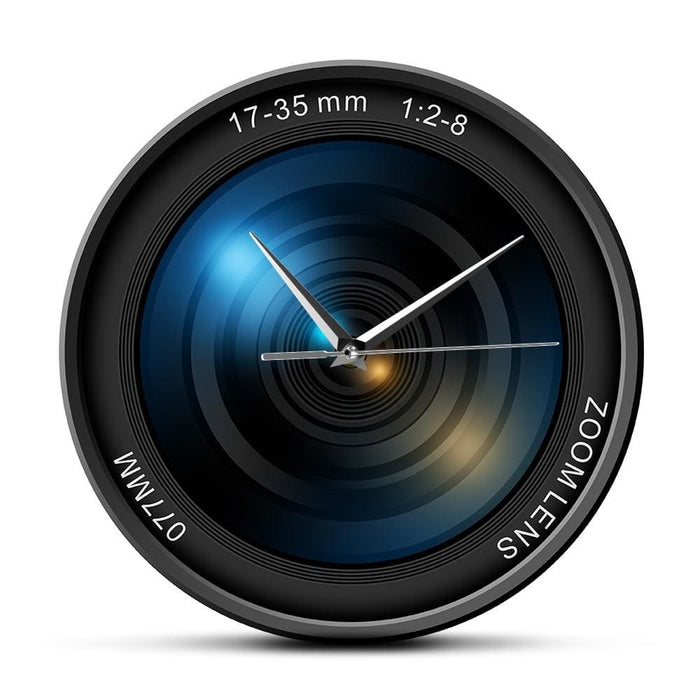 Camera Lens Wall Clock Photography Pictures Images Zoom
