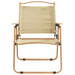 Camping Chairs 2 Pcs Beige 54x55x78 Cm Oxford Fabric Tokana