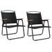 Camping Chairs 2 Pcs Black 54x55x78 Cm Oxford Fabric Tokanp