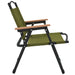 Camping Chairs 2 Pcs Green 54x43x59 Cm Oxford Fabric Tokant