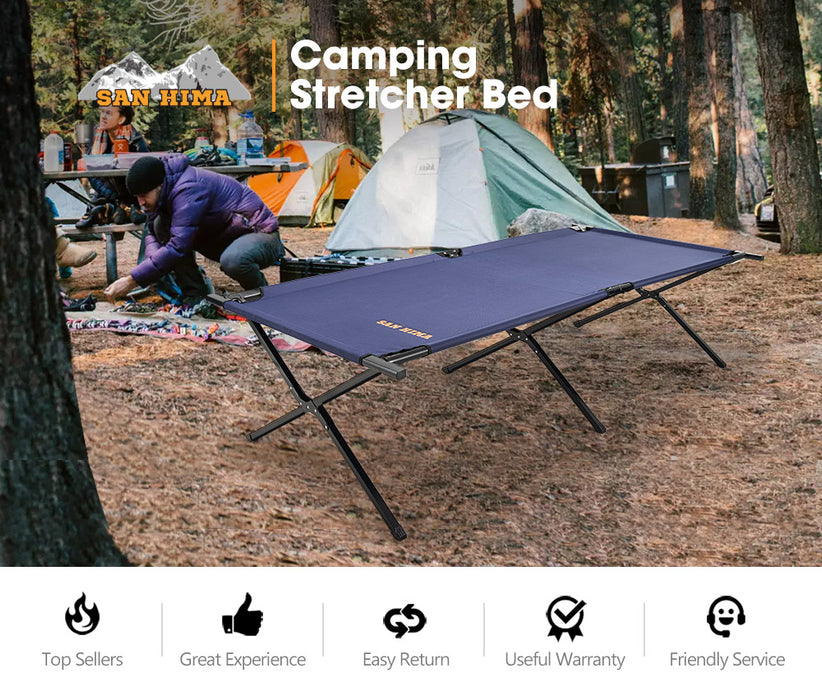 Folding Camping Bed Stretcher Portable Light Weight With Carry Bag 4Wd